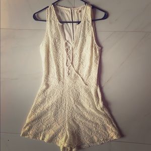 Cream Romper